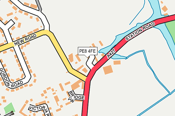 PE8 4FE map - OS OpenMap – Local (Ordnance Survey)