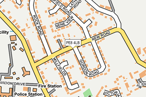 PE8 4LB map - OS OpenMap – Local (Ordnance Survey)