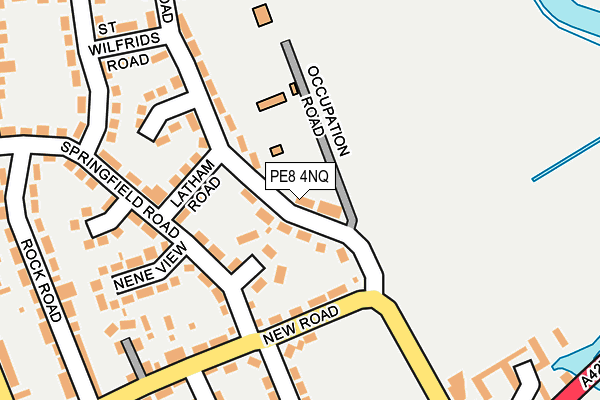 PE8 4NQ map - OS OpenMap – Local (Ordnance Survey)