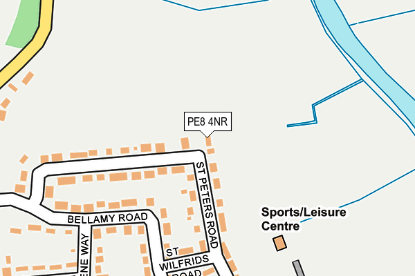 PE8 4NR map - OS OpenMap – Local (Ordnance Survey)