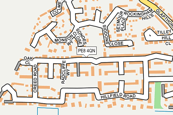 PE8 4QN map - OS OpenMap – Local (Ordnance Survey)
