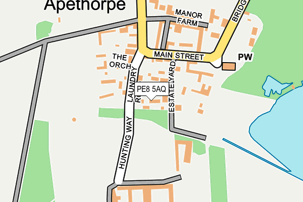 PE8 5AQ map - OS OpenMap – Local (Ordnance Survey)