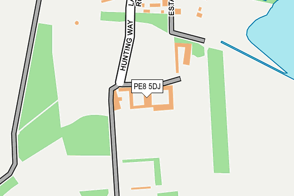 PE8 5DJ map - OS OpenMap – Local (Ordnance Survey)