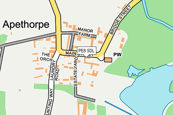 PE8 5DL map - OS OpenMap – Local (Ordnance Survey)