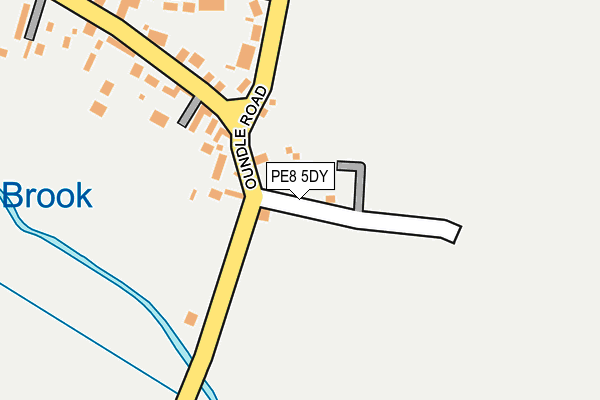 PE8 5DY map - OS OpenMap – Local (Ordnance Survey)