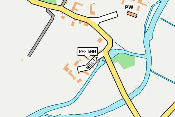 PE8 5HH map - OS OpenMap – Local (Ordnance Survey)