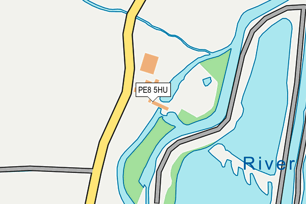 PE8 5HU map - OS OpenMap – Local (Ordnance Survey)