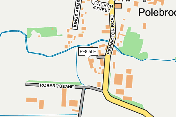 PE8 5LE map - OS OpenMap – Local (Ordnance Survey)