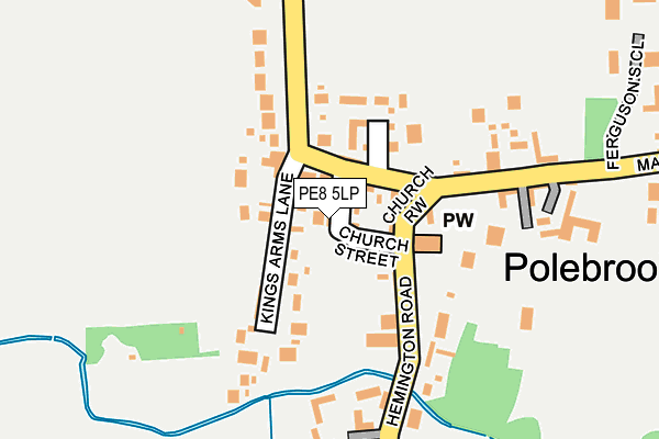 PE8 5LP map - OS OpenMap – Local (Ordnance Survey)