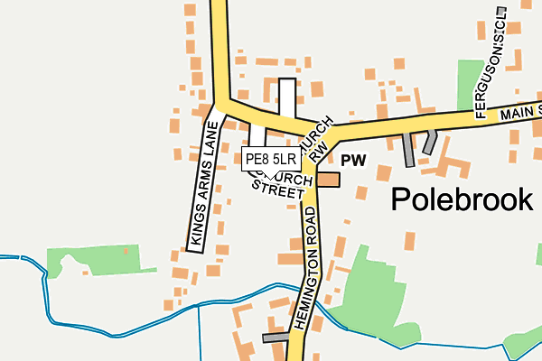 PE8 5LR map - OS OpenMap – Local (Ordnance Survey)