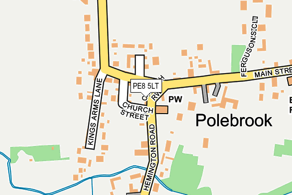 PE8 5LT map - OS OpenMap – Local (Ordnance Survey)