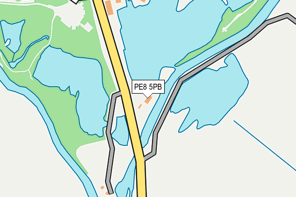 PE8 5PB map - OS OpenMap – Local (Ordnance Survey)
