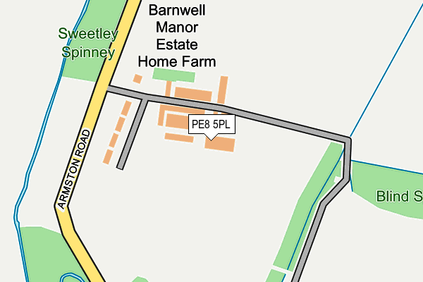 PE8 5PL map - OS OpenMap – Local (Ordnance Survey)