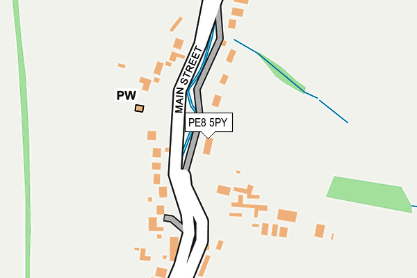 PE8 5PY map - OS OpenMap – Local (Ordnance Survey)