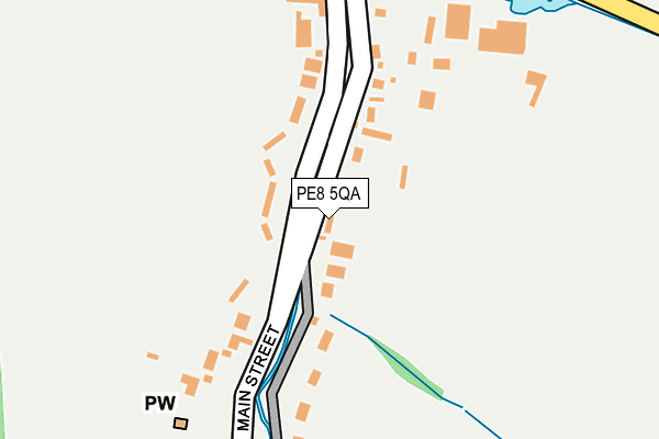 PE8 5QA map - OS OpenMap – Local (Ordnance Survey)