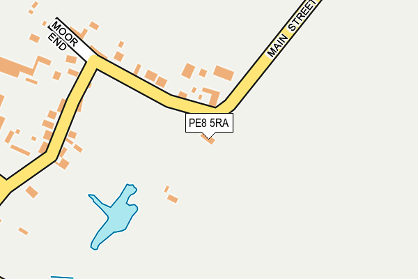 PE8 5RA map - OS OpenMap – Local (Ordnance Survey)
