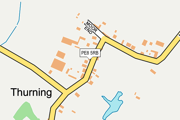 PE8 5RB map - OS OpenMap – Local (Ordnance Survey)
