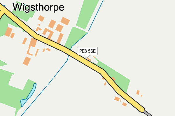 PE8 5SE map - OS OpenMap – Local (Ordnance Survey)