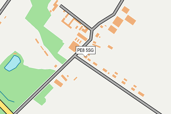 PE8 5SG map - OS OpenMap – Local (Ordnance Survey)