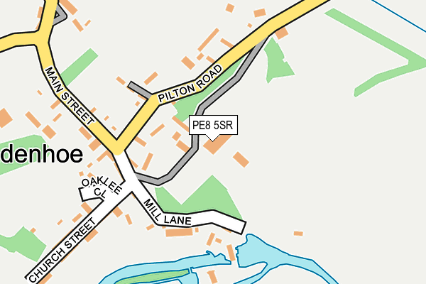 PE8 5SR map - OS OpenMap – Local (Ordnance Survey)