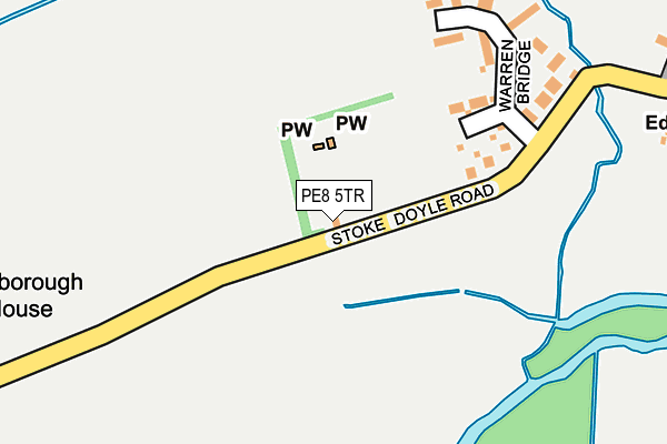 PE8 5TR map - OS OpenMap – Local (Ordnance Survey)