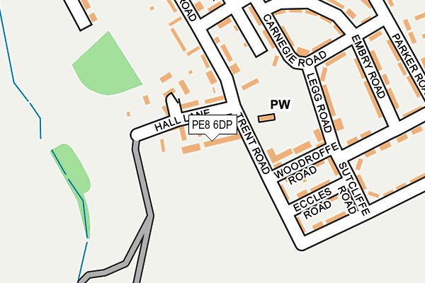 PE8 6DP map - OS OpenMap – Local (Ordnance Survey)
