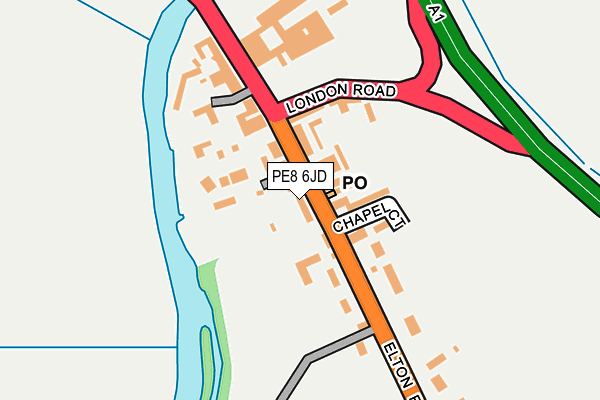 Map of PUBLICO LIMITED at local scale