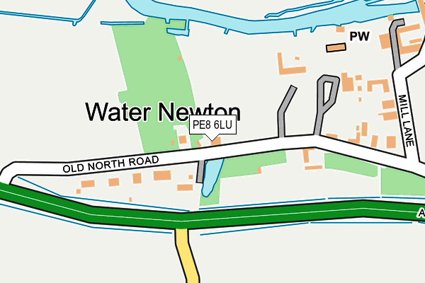 PE8 6LU map - OS OpenMap – Local (Ordnance Survey)