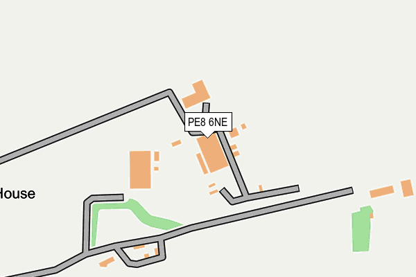 PE8 6NE map - OS OpenMap – Local (Ordnance Survey)