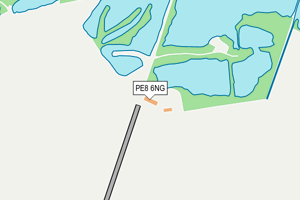 PE8 6NG map - OS OpenMap – Local (Ordnance Survey)
