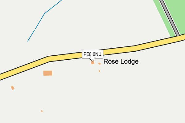 PE8 6NU map - OS OpenMap – Local (Ordnance Survey)