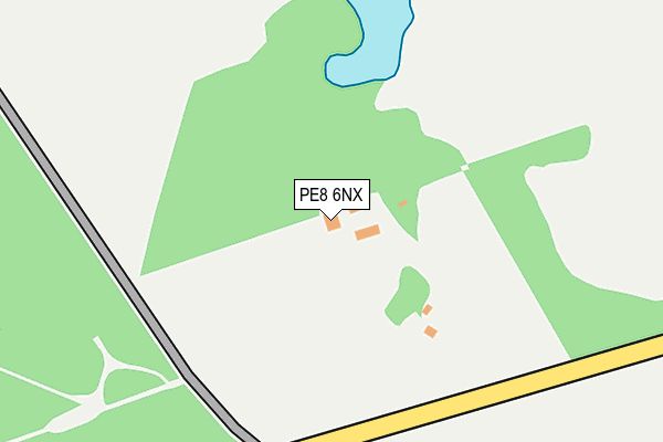 PE8 6NX map - OS OpenMap – Local (Ordnance Survey)