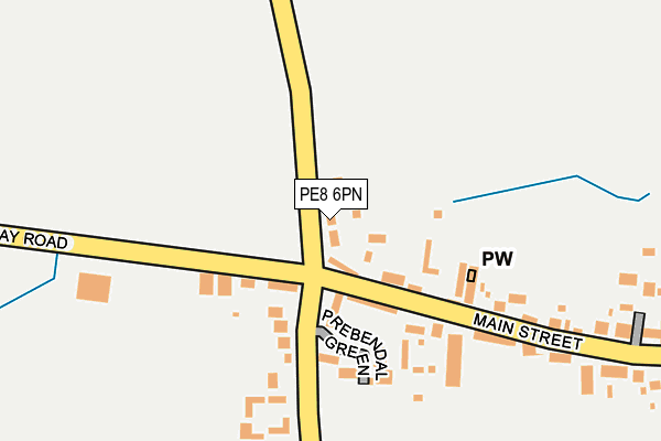 PE8 6PN map - OS OpenMap – Local (Ordnance Survey)