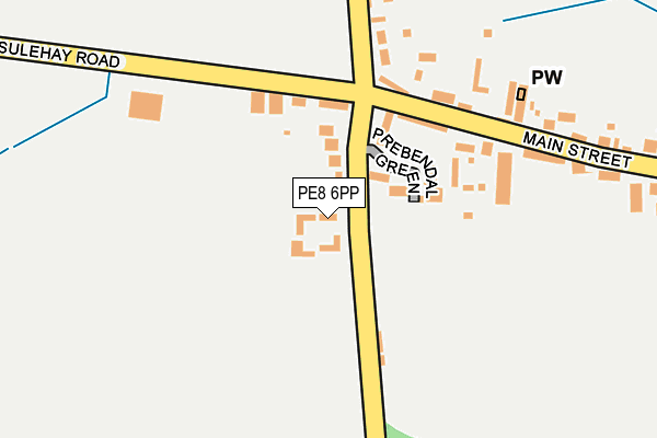 PE8 6PP map - OS OpenMap – Local (Ordnance Survey)