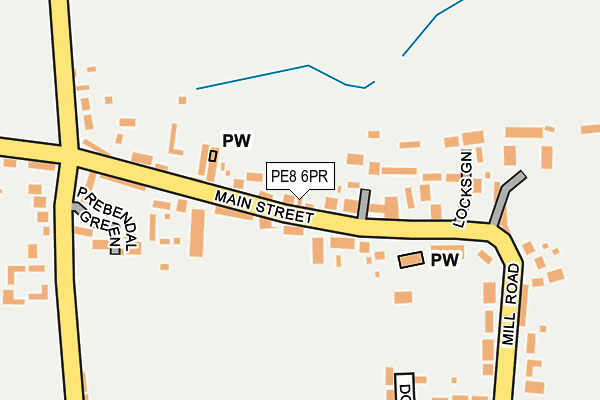 PE8 6PR map - OS OpenMap – Local (Ordnance Survey)