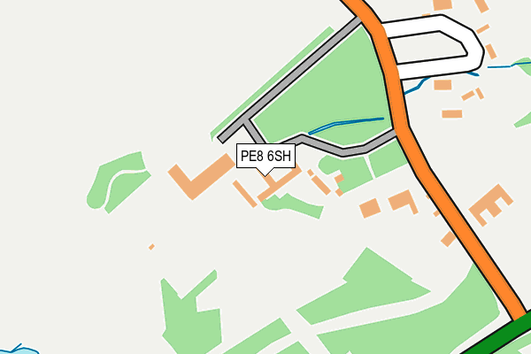 PE8 6SH map - OS OpenMap – Local (Ordnance Survey)