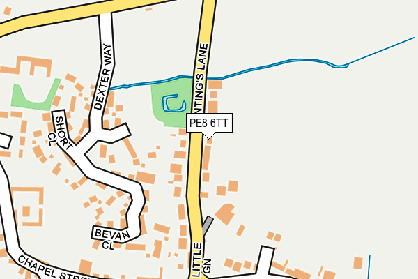 PE8 6TT map - OS OpenMap – Local (Ordnance Survey)