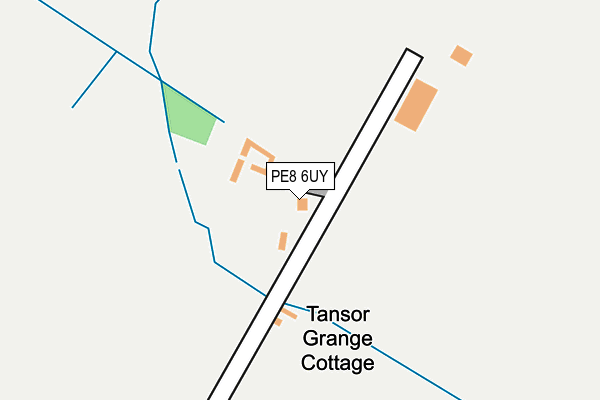 PE8 6UY map - OS OpenMap – Local (Ordnance Survey)