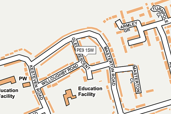 Map of THE KLEANING BEES LTD at local scale