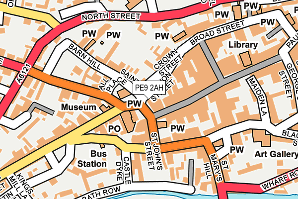 PE9 2AH map - OS OpenMap – Local (Ordnance Survey)