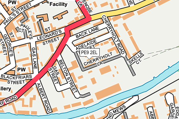 PE9 2EL map - OS OpenMap – Local (Ordnance Survey)