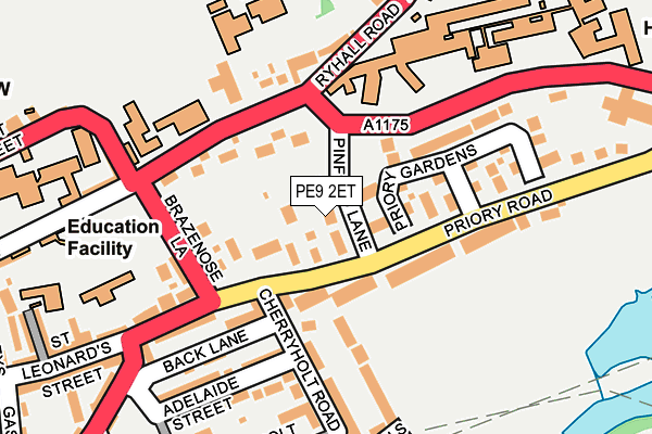 PE9 2ET map - OS OpenMap – Local (Ordnance Survey)