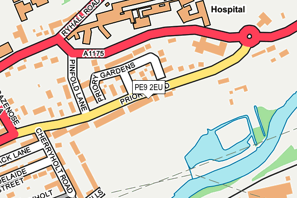 Map of THE PLACE STAMFORD LTD at local scale