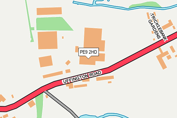 PE9 2HD map - OS OpenMap – Local (Ordnance Survey)