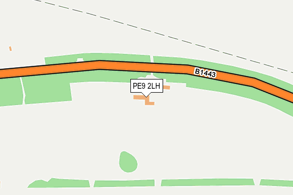 PE9 2LH map - OS OpenMap – Local (Ordnance Survey)