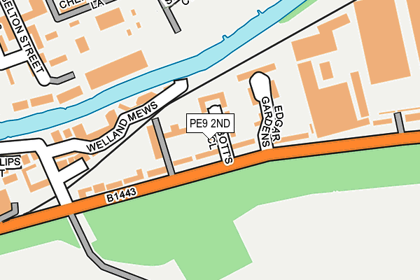 PE9 2ND map - OS OpenMap – Local (Ordnance Survey)