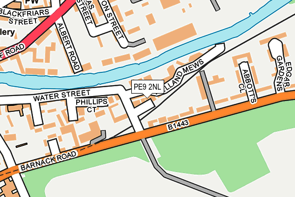 PE9 2NL map - OS OpenMap – Local (Ordnance Survey)