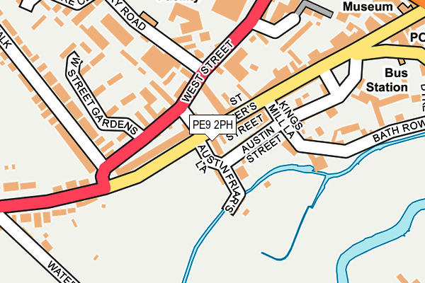 PE9 2PH map - OS OpenMap – Local (Ordnance Survey)