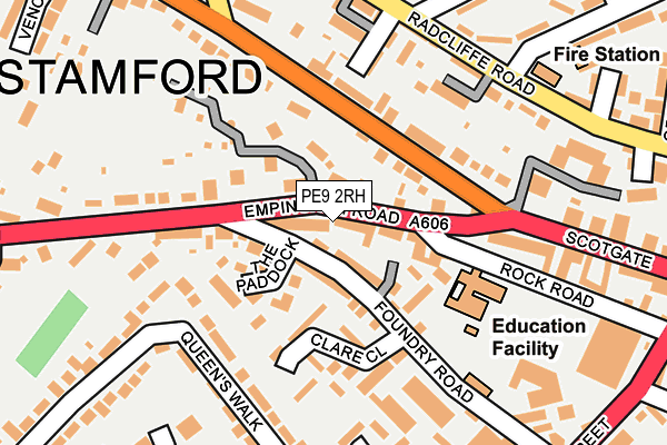 PE9 2RH map - OS OpenMap – Local (Ordnance Survey)
