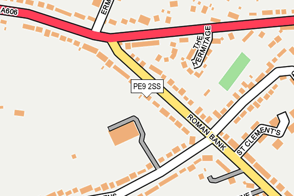 PE9 2SS map - OS OpenMap – Local (Ordnance Survey)